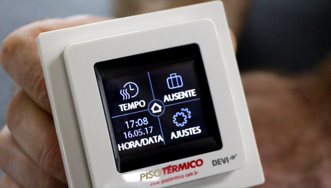 Como configurar o Termostato Touch Screen da PISO TÉRMICO?