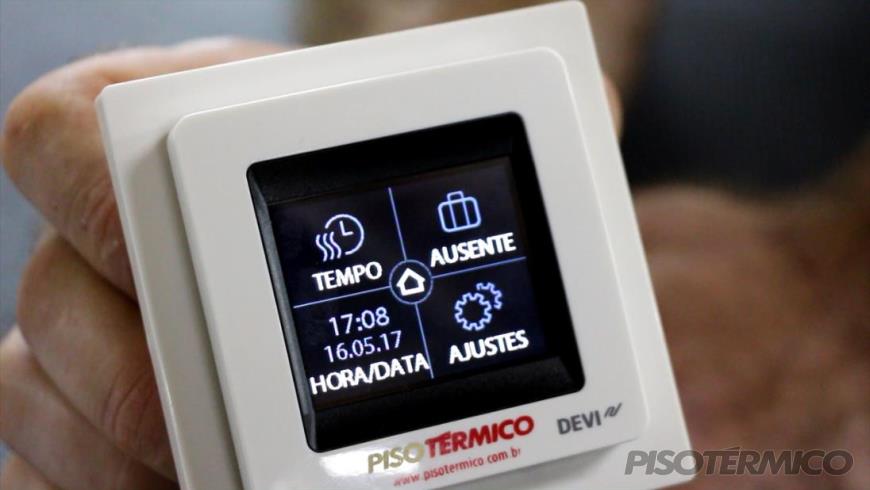 Como configurar o Termostato Touch Screen da PISO TÉRMICO?
