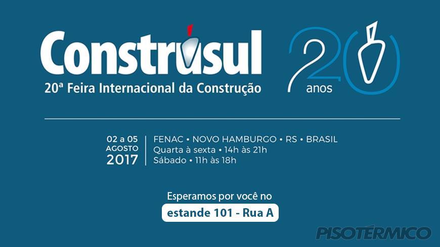 Piso Térmico presente no maior encontro da construção da região sul