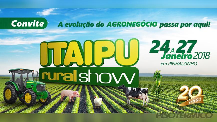 Piso Térmico Suínos participa da 20ª Itaipu Rural Show