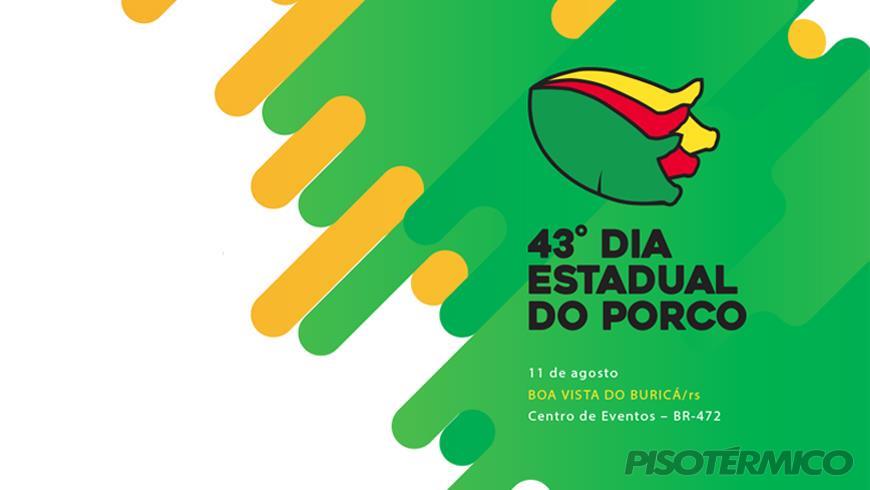 Piso Térmico Suínos presente no 43º Dia Estadual do Porco